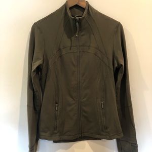 Lululemon Full-Zip in Olive Green
